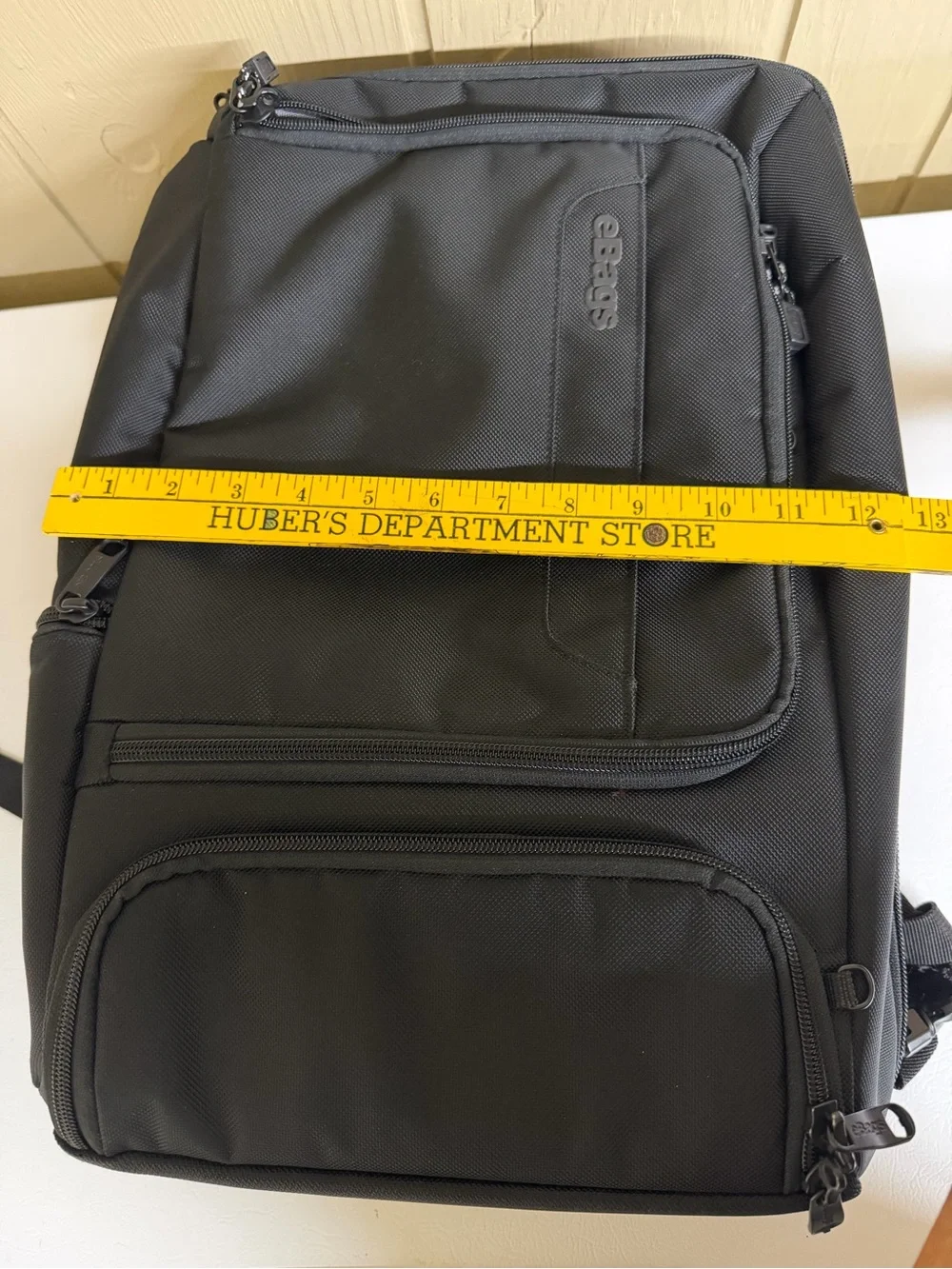 eBags Black Travel Work Backpack - Durable Everyday Carry